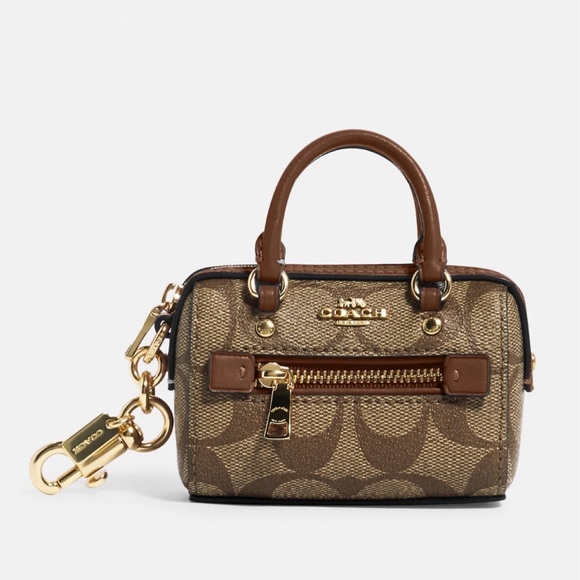Coach Handbags - COACH MINI ROWAN CHARM